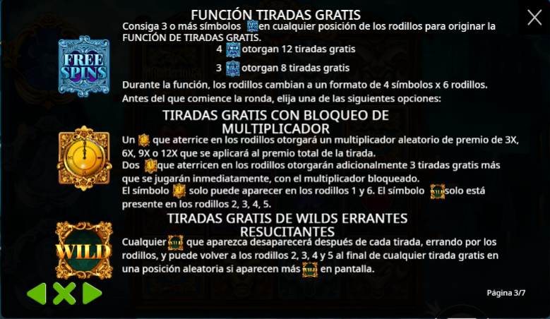 Símbolos Mysterious Slot